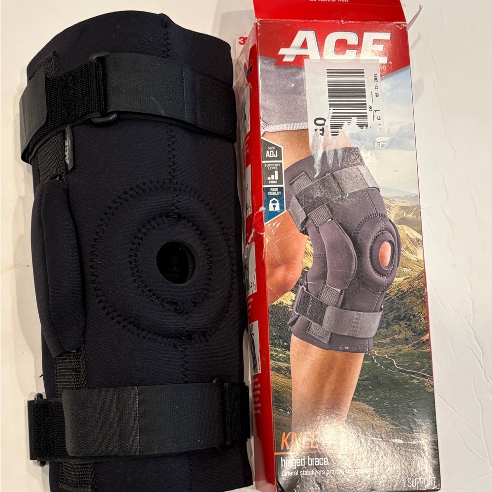 ACE hinged knee brace OS open box new - Picture 3 of 9